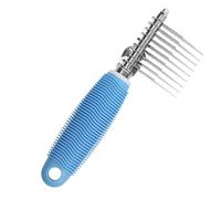 Spazzola Dematting per Cani Pettine Metallico Ergonomico Per Rimuovere Il | Accessorio Toelettatura Per Gatti A Pelo Lungo Per Casa, Interno, Viaggio, Esterno, Pulizia, Cuccioli e