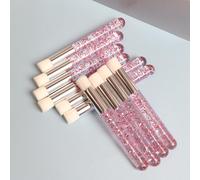 Spazzola detergente per ciglie con mousse, 10 pezzi spazzole per la pulizia del naso adatte per la detersione del viso, cura della pelle, decorazione della stanza, decorazione della casa, decorazione