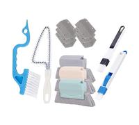 Spazzola detergente per tracce di finestre - strumento manuale per pulire le fessure delle finestre, accessorio manuale per fessure con setole per persiana, bagno cucina e tastiera