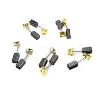 Spazzola di carbone, 10 pezzi di spazzole di carbone for smerigliatrice angolare 6,4 x 7,9 x 12,5 mm, spazzole di grafite for utensili elettrici, adatte for CD105 CD110 CD115 KG900