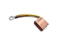 Spazzola di carbone ad anello collettore in rame ad alta resistenza 16 * 45 * 50MM spazzola di carbone ad anello scorrevole J164