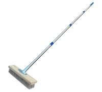 Spazzola Di Cemento - Sole Rigide Per Calcestruzzo | Spazzola Di Scrub Multipla Con Manico Lungo | Patio Scrubber Fuori Moss Remover | Strumento Di Spazzata Da Giardino Per Elimin