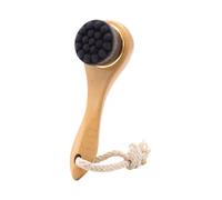 Spazzola Di Detergente Per Il Viso: Manico In Legno, Scrub Setole Stabili | Strumento Viso Manuale Per Il Collo, La Mascella, Migliora Il Tono Della Pelle, Migliora Il Flusso Sanguineo, Le Routine
