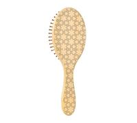 Spazzola di legno Arabia islamica linea nera Paddle Spazzola Per Capelli Per Le Donne Spazzola Di Legno Per La Crescita Dei Capelli Massaggio Spazzola Per Capelli