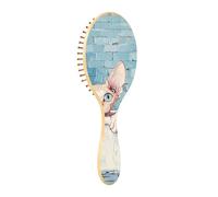 Spazzola di legno Carino Cornish Rex Gatti Vasca da bagno Vintage Paddle Spazzole per capelli Per Le Donne Spazzola di Legno Per Capelli Spazzola In Legno Naturale