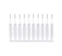 Spazzola di pulizia in plastica con setole a spirale ottimizzata per soffioni doccia, rubinetti, lavelli e altre applicazioni con fori piccoli