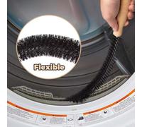 Spazzola di pulizia per radiatori con setole rinforzate e raggio di curvatura regolabile per navigare tra le alette di riscaldamento in modo sicuro