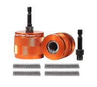 Spazzola di pulizia per tubi di rame - strumento tubo - strumento con spazzole set di lucidatura per tubazioni filettate PVC metallo