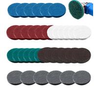 Spazzola di ricambio per Bosch Universal Brush, 36 pezzi spazzola elettrica di ricambio con 6 modelli di tappetino da cucina in schiuma pad in microfibra Bosch Home/Garden 6033 spazzola per la pulizia