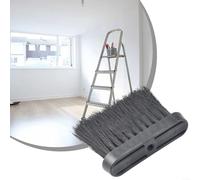 Spazzola di ricambio per focolare con manico in plastica con setole in sisal, progettata per un'efficace pulizia e manutenzione degli attrezzi del camino (L)