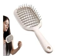 Spazzola di sfiato per asciugacapelli, spazzola per capelli ventilata, spazzola di sfiato per capelli, spazzola per capelli, spazzola per capelli curva, spazzola ventilata per uomini e donne