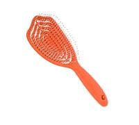 Spazzola districante curvo per i viaggi protegge le setole pettine per capelli alla moda cava per le donne e gli uomini