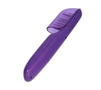 Spazzola districante for capelli bagnati e asciutti, funzionamento semplice Dotata di copri testina Spazzola districante elettrica Pettine districante elettrico for bambini e adulti(Viola)