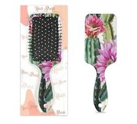 Spazzola districante per capelli bagnati e asciutti, acquerello tropicale piante di cactus floreale stile cartone animato come stampa pettini cuscino d'aria per donne, uomini, ragazzi, ragazze bambini