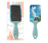 Spazzola districante per capelli bagnati e asciutti, stile nautico costiero hawaiano da spiaggia, pettini a cuscino d'aria, per donne, uomini, ragazzi, ragazze, bambini, spazzola massaggiante per