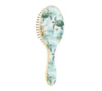 Spazzola districante per capelli bagnati, per tutti i tipi di capelli, setole morbide scivolano attraverso i grovigli con facilità due tartarughe marine marine marine per capelli bagnati e asciutti