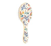 Spazzola districante per capelli bagnati, tutti i tipi di capelli, setole morbide scivolano attraverso i grovigli con facilità unicorni magici per capelli bagnati e asciutti