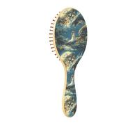 Spazzola districante per capelli bagnati, tutti i tipi di capelli, setole morbide scivolano attraverso i grovigli con facilità bellissimo drago piumato per capelli bagnati e asciutti