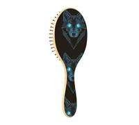 Spazzola districante per capelli bagnati, tutti i tipi di capelli, setole morbide scivolano attraverso i grovigli con facilità linea occhi luce lupo per capelli bagnati e asciutti