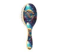 Spazzola districante per capelli bagnati, tutti i tipi di capelli, setole morbide scivolano attraverso i grovigli con facilità colorata tartaruga marina luna per capelli bagnati e asciutti