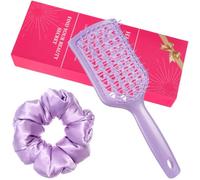 Spazzola districante per capelli con fascette per capelli corde Scrunchies Accessori per capelli Set spazzola districante per capelli lisci ricci bagnati