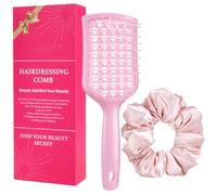 Spazzola districante per capelli con fascette per capelli corde Scrunchies Accessori Set spazzola districante per capelli ricci lisci bagnati ventilati districante
