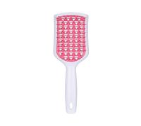 Spazzola districante per capelli lisciante portatile ventilata spazzola districante bianca