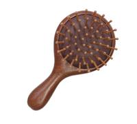 Spazzola districante per capelli, pratico pettine per capelli, spazzola per capelli con imbottitura ad aria, spazzola in legno