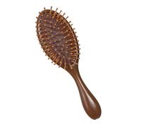 Spazzola districante per capelli, pratico pettine per capelli, spazzola per capelli con imbottitura ad aria, spazzola in legno