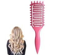 Spazzola districante per capelli ricci, spazzola districante per capelli bagnati/spessi/ricci, pettine districante con setole morbide, per donne, uomini e ragazze (multicolore)