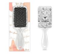 Spazzola districante per capelli unisex, spazzola flessibile con setole morbide (erbe medicinali magiche)