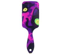 Spazzola districante per capelli viola Cartoon Black Cats friendly Spazzola da massaggio progettata per diradare i capelli con manico ergonomico cepillo para cabello de mujer