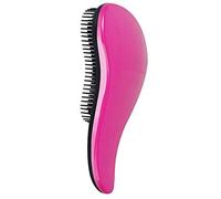 Spazzola districante portatile per adulti Mini pettine in plastica per bambini multicolore ABS spazzola per capelli anti massaggio statica, rosa rossa, nero