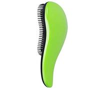 Spazzola districante portatile per adulti, mini pettine in plastica per bambini, multicolore, in ABS, spazzola per capelli antistatica, verde, nero