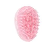 Spazzola districante portatile per capelli ricci lisci bagnati e asciutti nessuno districante setole flessibili facile da tenere districante capelli