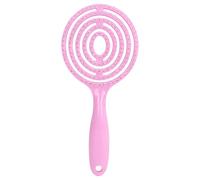 Spazzola districante, spazzola districante rotonda ventilata, pettine per capelli lunghi e traspirante, spazzola districante per capelli asciutti e bagnati, per asciugatura e styling più veloci