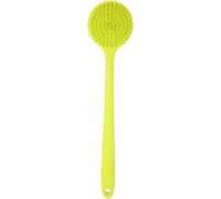 Spazzola Doccia Double Face in Silicone Flessibile con Impugnatura Lunga | Setole morbide a doppia densità, curvatura adattabile, sollievo muscolare delicato, abbraccia la schiena e raggiunge ogni