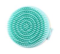 Spazzola Doccia in Silicone e Bambù per Ragazzo Ragazza, Cura Delicata | Cuoio Capelluto e Lavaggio, Cordino Anti-caduta, Design Ergonomico, Adatta a Pelle e Chioma