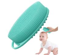 Spazzola doccia per il corpo,Spazzola da bagno in silicone, Spazzola da doccia in silicone per bambini, Spazzola per la pulizia del corpo setola, spazzole esfolianti per viso, schiena e coscia