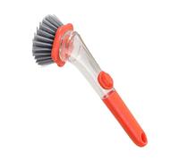Spazzola dosatrice per sapone per piatti, detergente antiscivolo con manico, spazzola per lavastoviglie, per pentole, stufe, padelle, cucina, casa, camera da , elettrodomestici