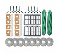 Spazzola E Panni Mop Compatibili Con Roomba Plus 505 Combo 405 Combo | 2 Spazzole, 8 Laterali, 6 Filtri, 8 Panni, 8 Sacchetti. Ripristina Le Prestazioni Di Pulizia Del Robot