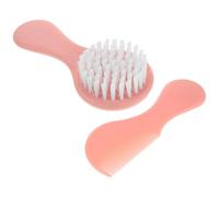 Spazzola e Pettine Plastica e Nylon Set, per Ragazzo Ragazza | Impugnatura Comoda, Delicato Sul Cuoio Capelluto, per Districare, Uso Quotidiano e Preparazione Nanna