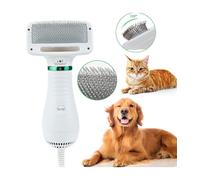 SPAZZOLA E PHON ASCIUGATORE PER CANI E GATTI ANIMALI DOMESTICI 2 IN 1 TOELETTA