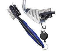 Spazzola E Pulitore per La Pulizia dei Solchi da Golf | Pulitore Grip Golf Ergonomico con Cavo Retrattile - Sportivi per Manutenzione Pratica Viaggio Lezione Uso Esterno e Interno Vacanza