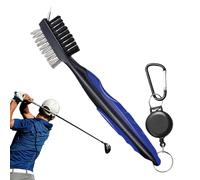 Spazzola E Pulitore per La Pulizia dei Solchi da Golf,Pulitore Grip Golf Ergonomico con Cavo Retrattile - Sportivi per Manutenzione Pratica Viaggio Lezione Uso Esterno e Interno Vacanza