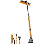 Spazzola e Raschietto per Ghiaccio per Volvo C30 C70 S40 S60 S80 S90 V40 V60,Spazzola Lavaggio Auto,Scopa-Raschietto per Pulizia Auto Neve,Impugnatura Comoda,Durevole e Stabile,A