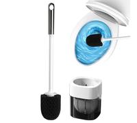 Spazzola e supporto per il water | 16,93 pollici più pulitore Scrubber | Pennello per la pulizia della toilette a parete | Nessun scrubber per pulizia per la perforazione per la lavatrice per malva pe