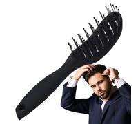 Spazzola elegante - Pettine ventilato, strumento ergonomico ventilato con impugnatura, coppia di setole leggere con flusso, accessorio di bellezza da salone, toelettatura quotidiana per