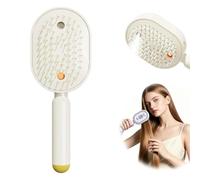 Spazzola Elettrica a Vapore, Spazzola per Capelli 2 in 1 con Spruzzatori con Spray Acqua, per Capelli Spessi, Diritti, Ondulati, Ricci, Lisciare a Casa Quotidianamente Viaggi per Ragazze e Donne