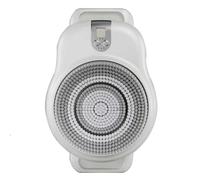 Spazzola elettrica for la schiena, spazzola for la schiena da doccia, montaggio a parete, testina da 18 cm, rotazione automatica a 360°, altezza di 0,7 mm e regolazione a 3 velocità